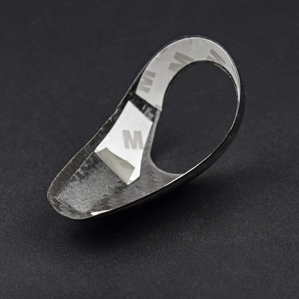 Gear Shift Knob Cover Interior Trim for BMW M2 F87 M3 F80 M4 F82 M5 F83 F10 F12 F13 X5M F85 X6M F86 Accessories, Carbon Fiber - Delicate Leather