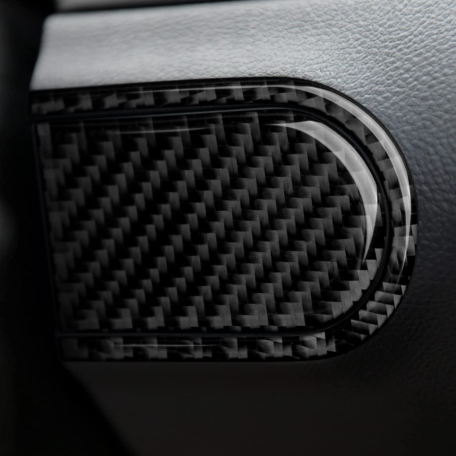 Car Right of Steering Wheel Sticker Decal Carbon Fiber Interior Trim Cover for Camaro 2010 2011 Car Decoration Accessories - Delicate Leather