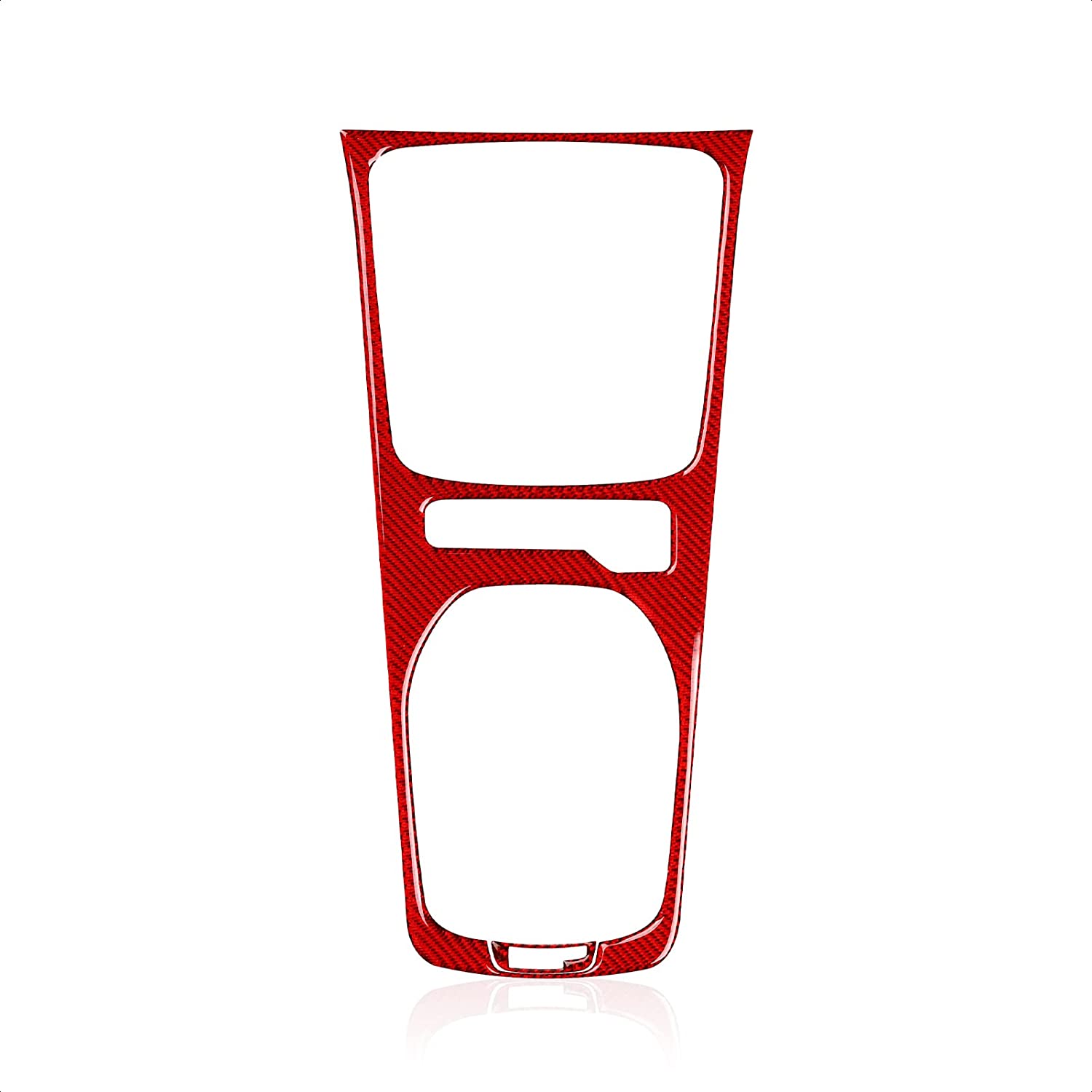 Carbon Fiber Car Gear Shift Panel Sticker Decal Interior Trim Cover for Camaro 2010 2011 2012 2013 2014 2015 Accessories - Delicate Leather