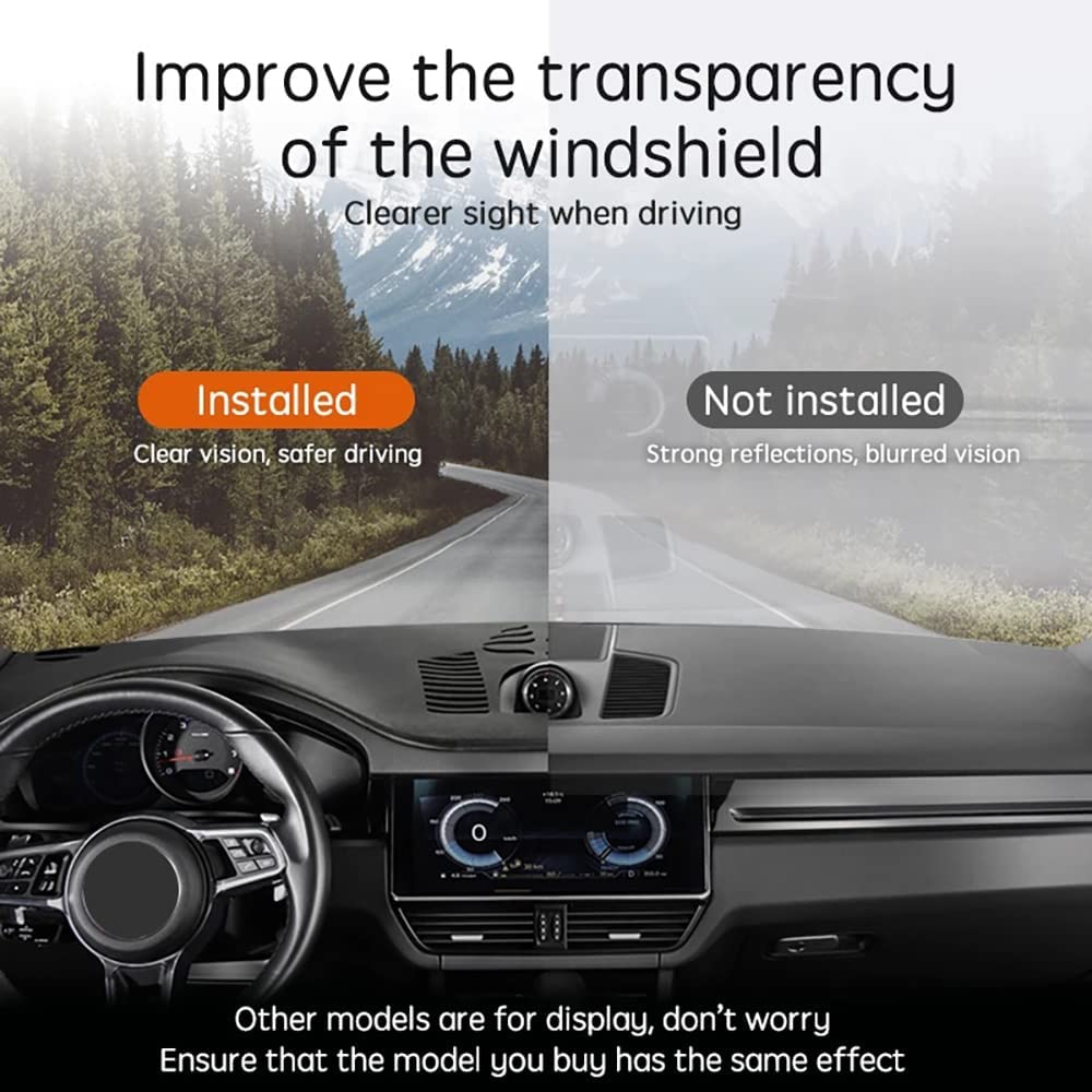 Car Auto Dashboard Cover for G25 G35 G37 2008-2013 (V36), Q40 2014 2015, Q60 2015 Left Hand Drive Dashmat Pad Carpet Dash Mat - Delicate Leather