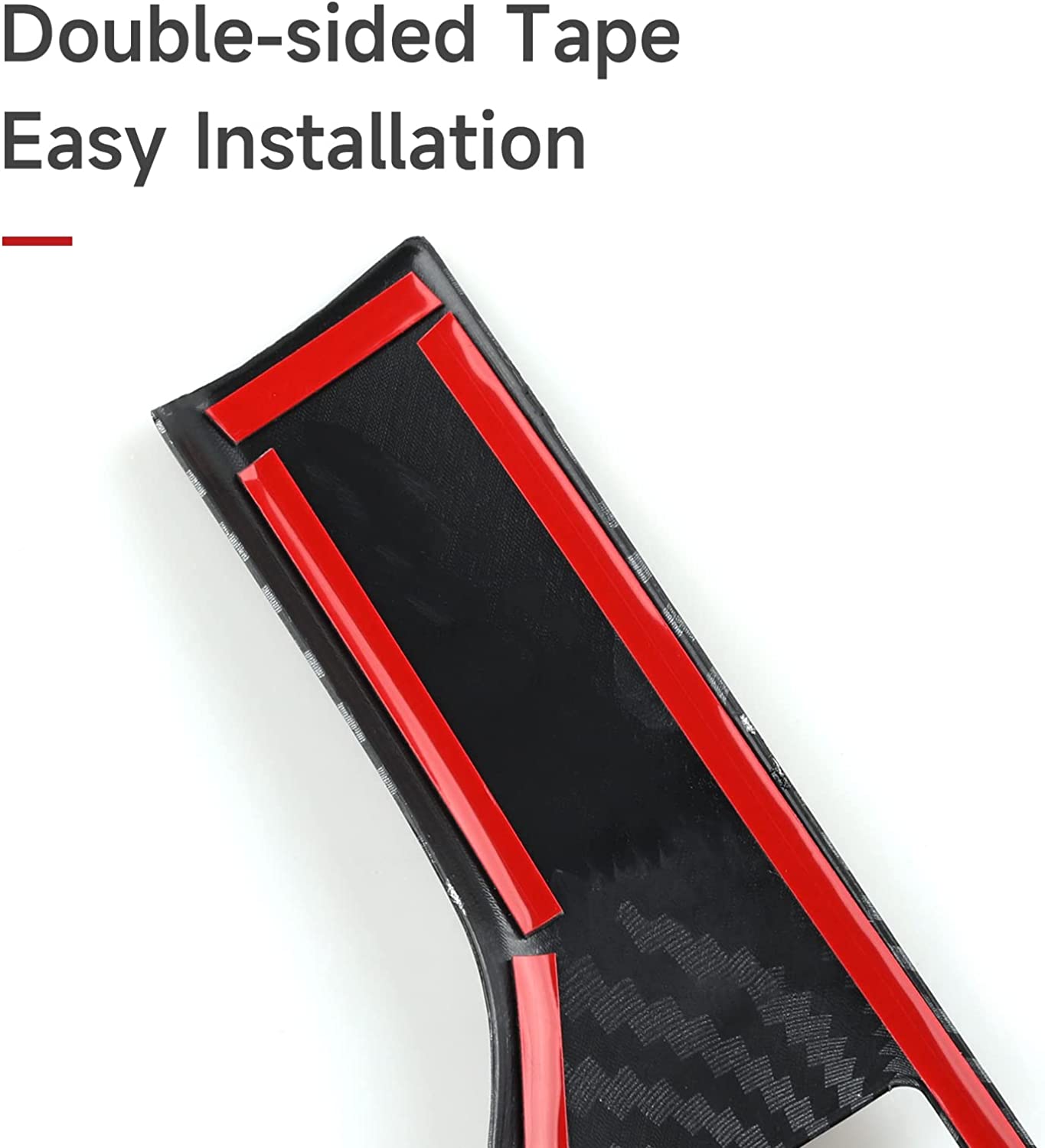 ABS Carbon Fiber Compatible with Accessories Headlight Switch Button Trim Interior Sticker - Delicate Leather