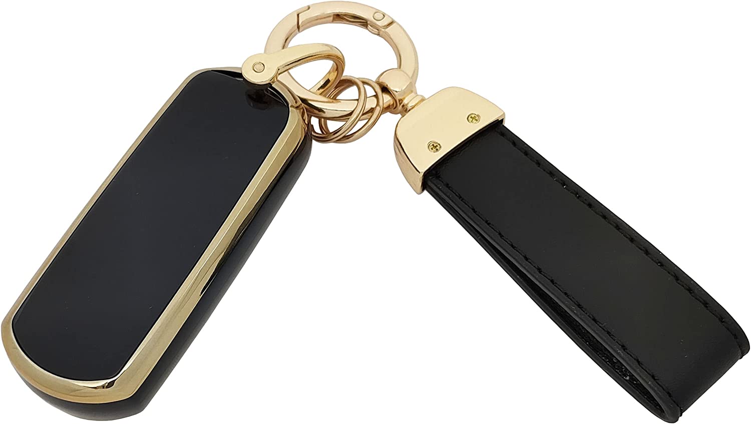 Key Fob Cover Case fit for Mazda 3 6 8 Miata MX-5 CX-3 CX-5 CX-7 CX-9 Smart Keyless Entry Key Fob - Delicate Leather