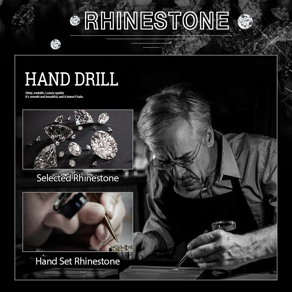 Car Interior Bling Accessories for 3 6 CX-3 CX-5 CX-9 MX-5 Miata Ignition Button Start Stop Push Engine Decals Stickers Caps Covers Parts Decoration Men Women Zinc Alloy Crystal Silver - Delicate Leather