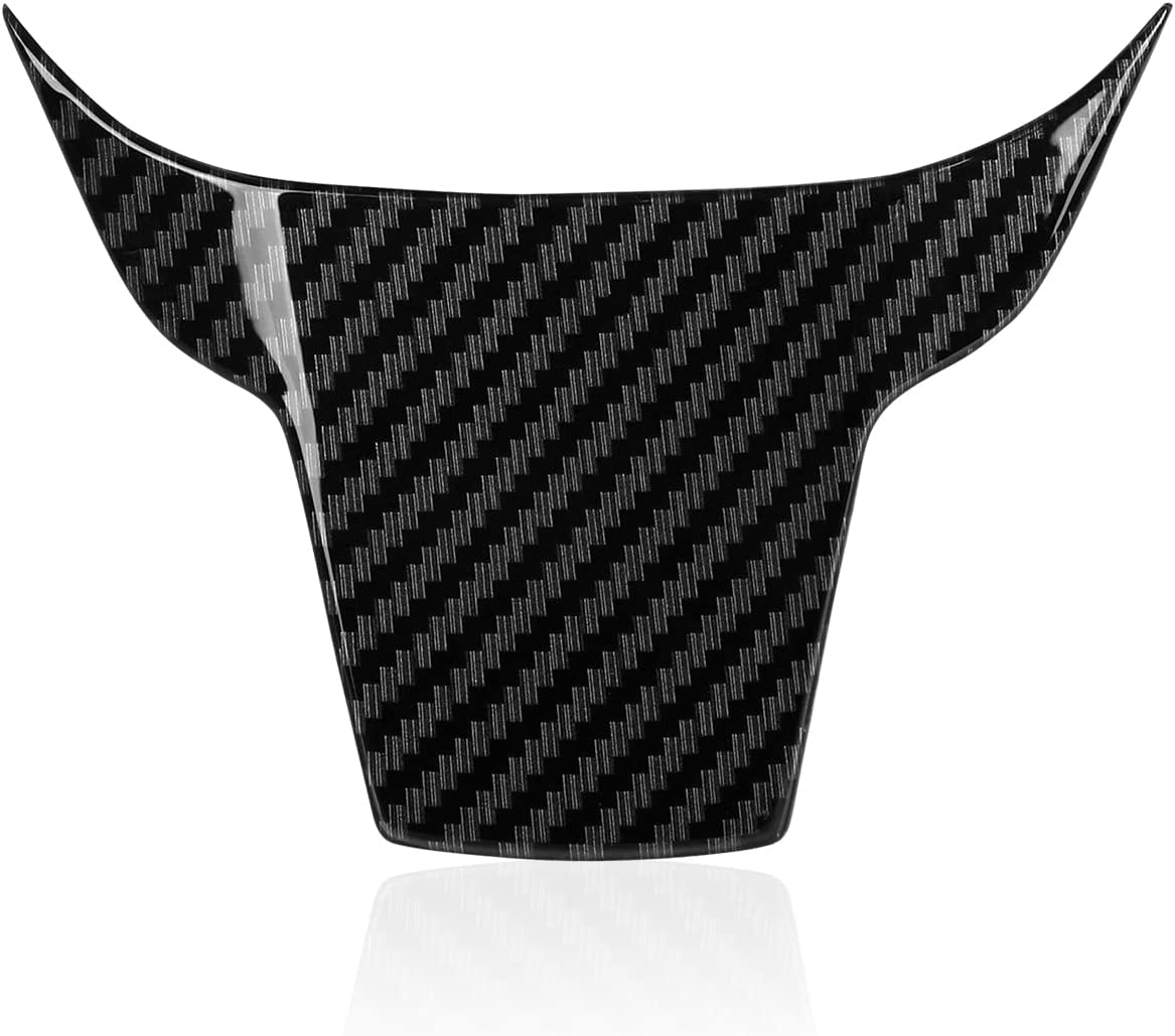 For Civic 2016 2017 2018 2019 2020 2021 Accessories Steering Wheel Cover Trim ABS Carbon Fiber Interior Sticker