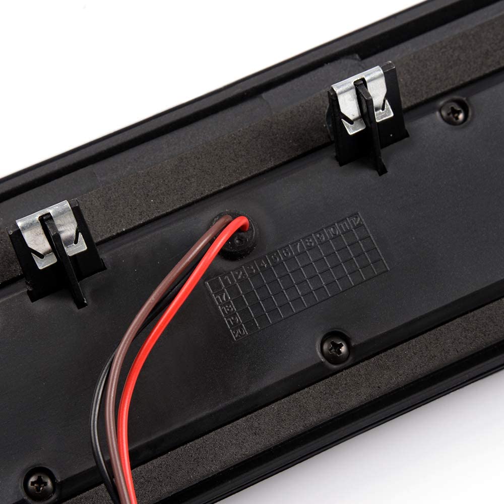 LED 3rd Brake Lights, Compatible with 14-18 Silverado/14-18 Sierra 1500 2500HD SILVERADO 3500/3500HD Third Brake Light Cargo Lamps Black Housing Smoky Lens - Delicate Leather