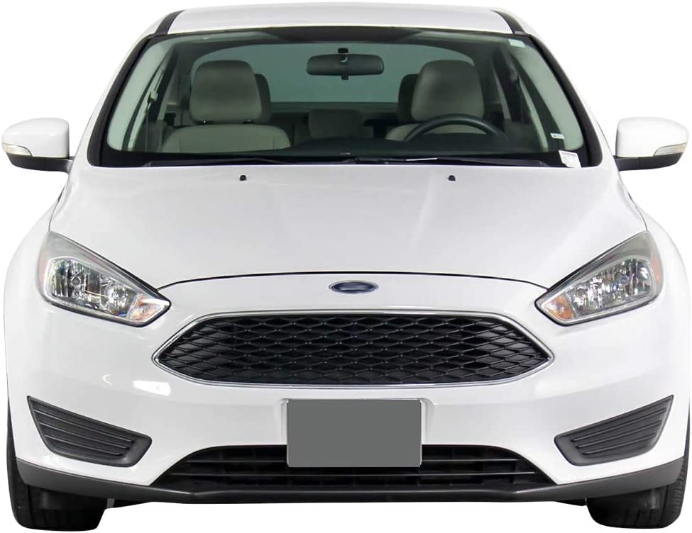 Fog Lights, Compatible with Ford Focus S/SE Models 15-18 Left Driver and Right Passenger Side (Without Fog Lamp Hole) - Delicate Leather