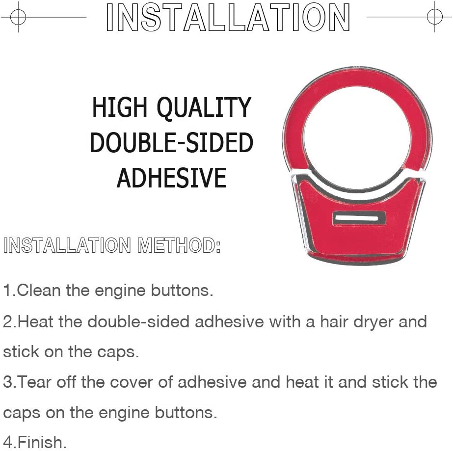 Compatible Ignition Caps for Accessories Parts Start Stop Button Covers Engine Decal Bling Interior Decorations 3 5 7 Series X3 X4 X5 X6 F30 F31 G31 F13 G01 xDrive Women Men Crystal Silver - Delicate Leather