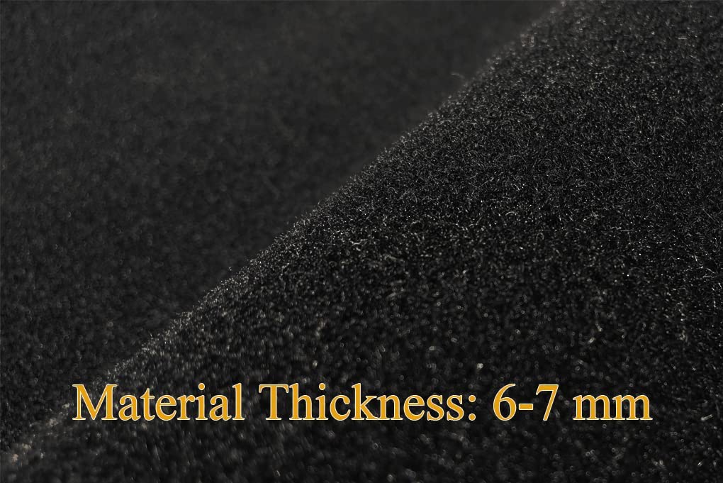 Dashboard Cover Dash Cover Mat Fit for 1987 1988 1989 1990 1991 F150 F250 F350 Pickup Truck (Black) J132 - Delicate Leather