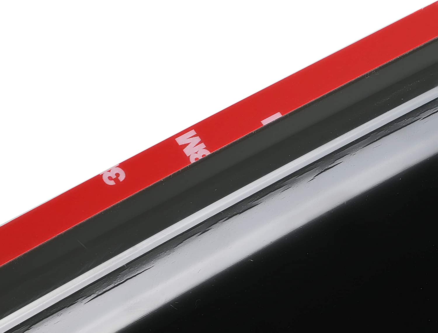 Original Side Window Wind Deflector, 2pcs Out-Channel Tape-On Nice Rain Guards Set, Vent Visor fit for 2015-2022 - Delicate Leather