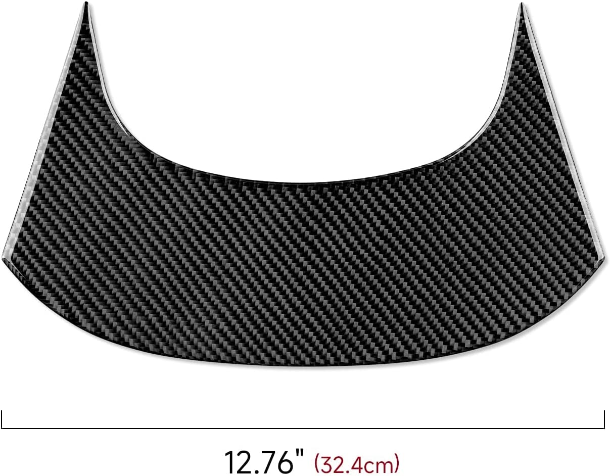 C7 Car Multimedia Sticker Decal Carbon Fiber Interior Trims Accessories Cover for C7 2014 2015 2016 2017 2019-Ships from The US - Delicate Leather