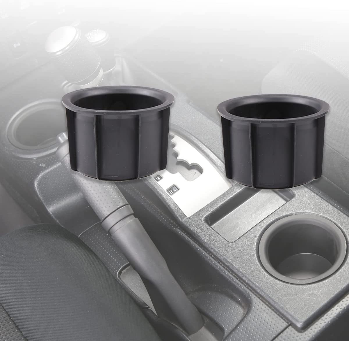 FJ Cruiser 2007-2021 car center console side outlet storage bag trunk storage box (Central control cup holder storage box) - Delicate Leather