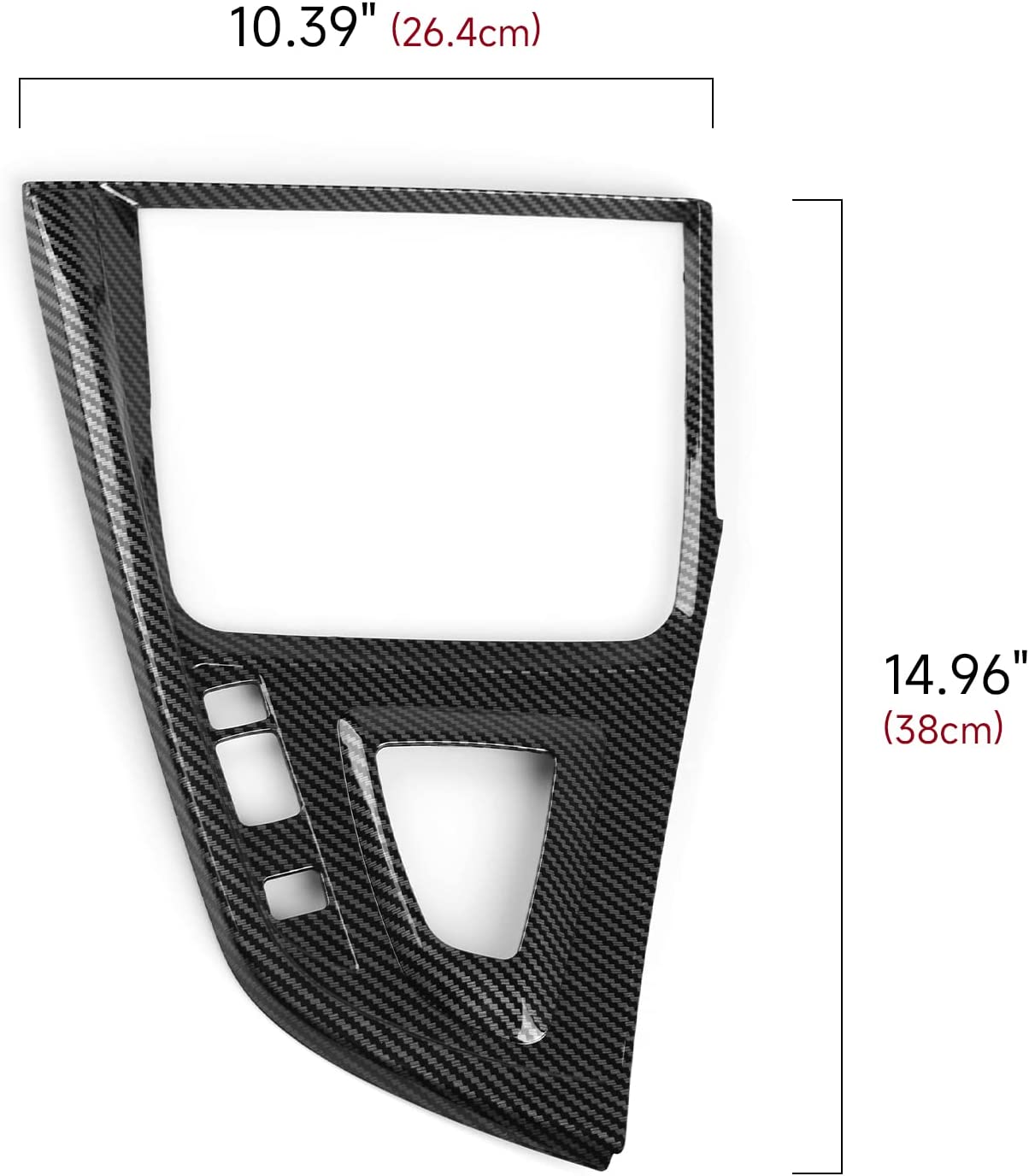 Car Sticker Carbon Style ABS Decal Trim Cover fits for F30 F31 F34 3GT F32 F33 F36 Accessories - Delicate Leather