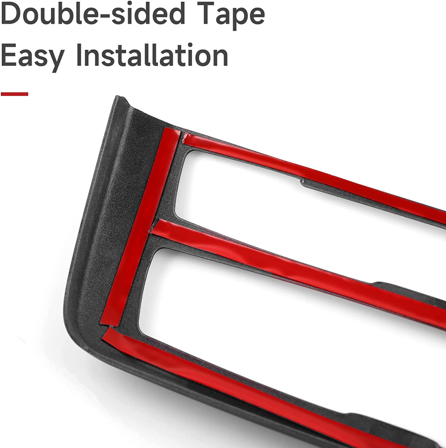 Car Sticker Decal CD Panel Trim Carbon Color ABS Cover Compatible with F30 F31 F34 3GT F32 F33 F36 2013 2014 2015 2016 2017 2018 2019 Accessories - Delicate Leather