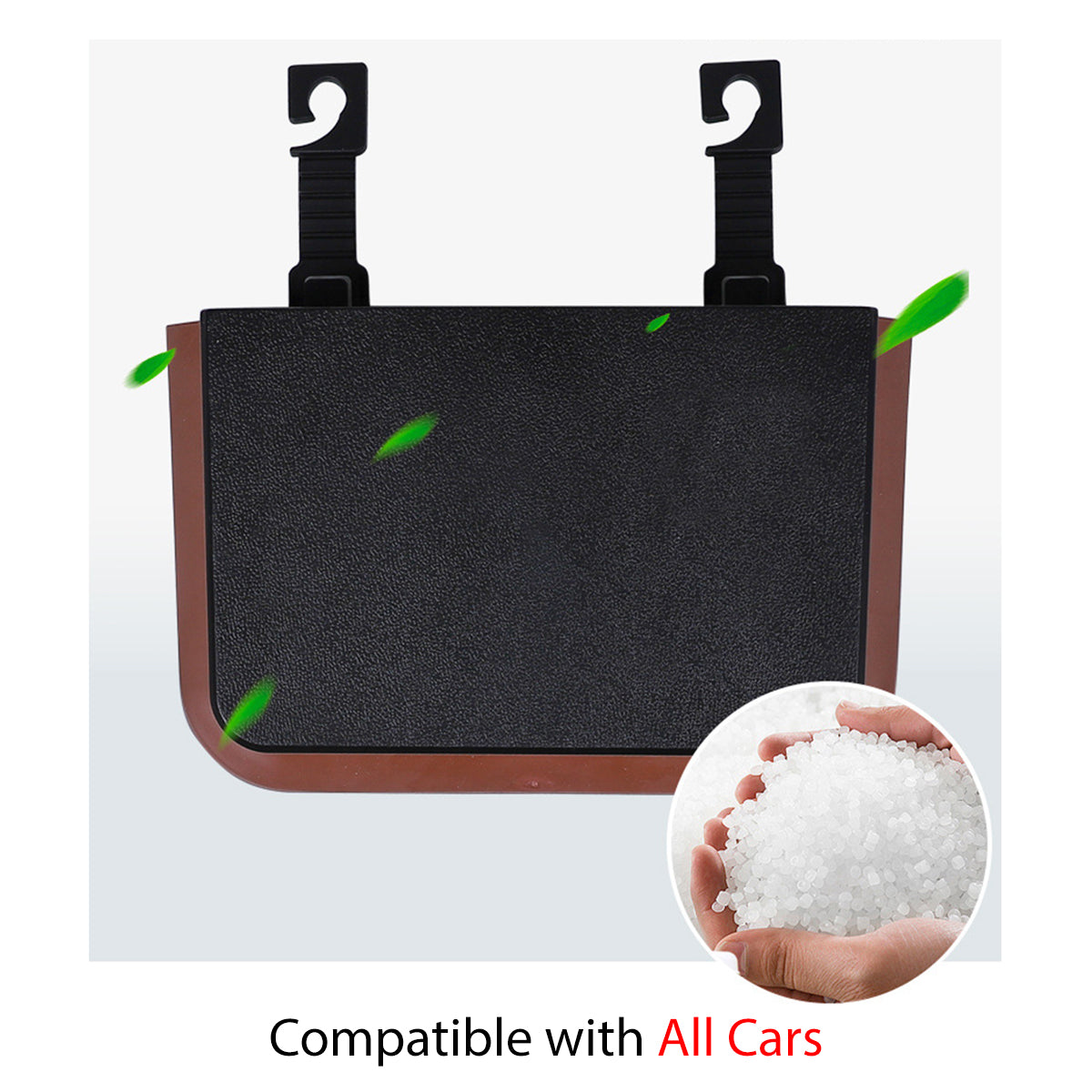 Hanging Waterproof Car Trash can-Foldable, Custom For Your Cars, Waterproof, and Equipped with Cup Holders and Trays. Multi-Purpose, Car Accessories MC11992 - Delicate Leather