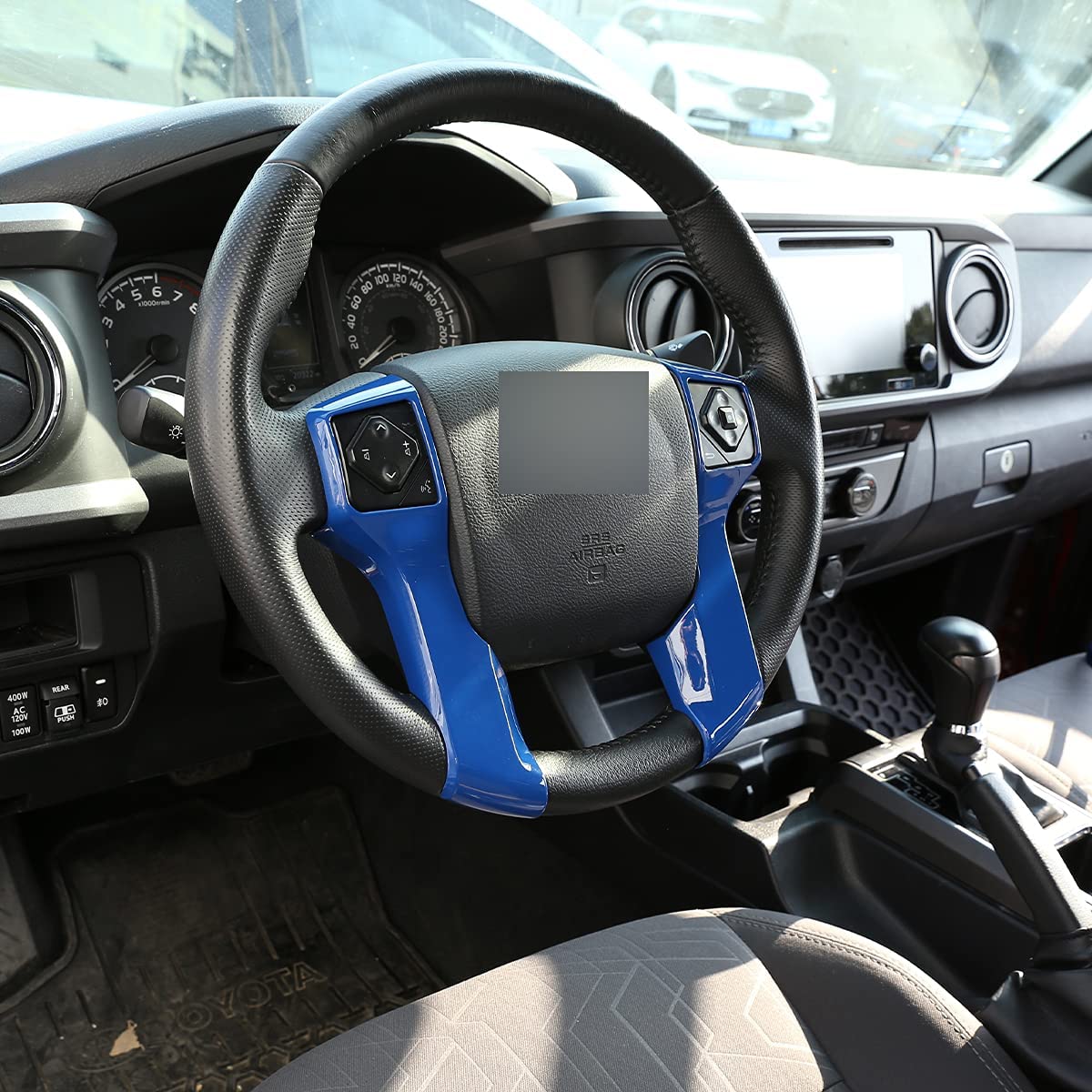 Car ABS Steering Wheel Moulding Cover Trims Stickers Accessories - Delicate Leather