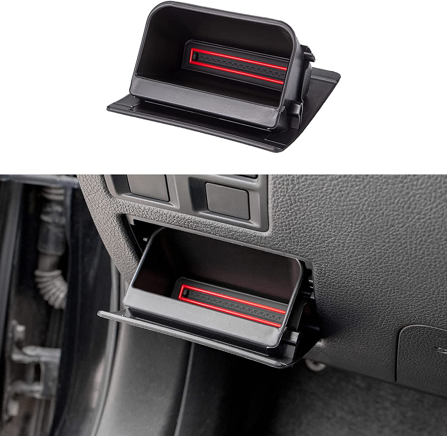Fuse Box Coin Container Inner Storage Tray Compatible with Impreza XV/Crosstrek Forester Legacy Outback WRX STI Ascent Accessories - Delicate Leather