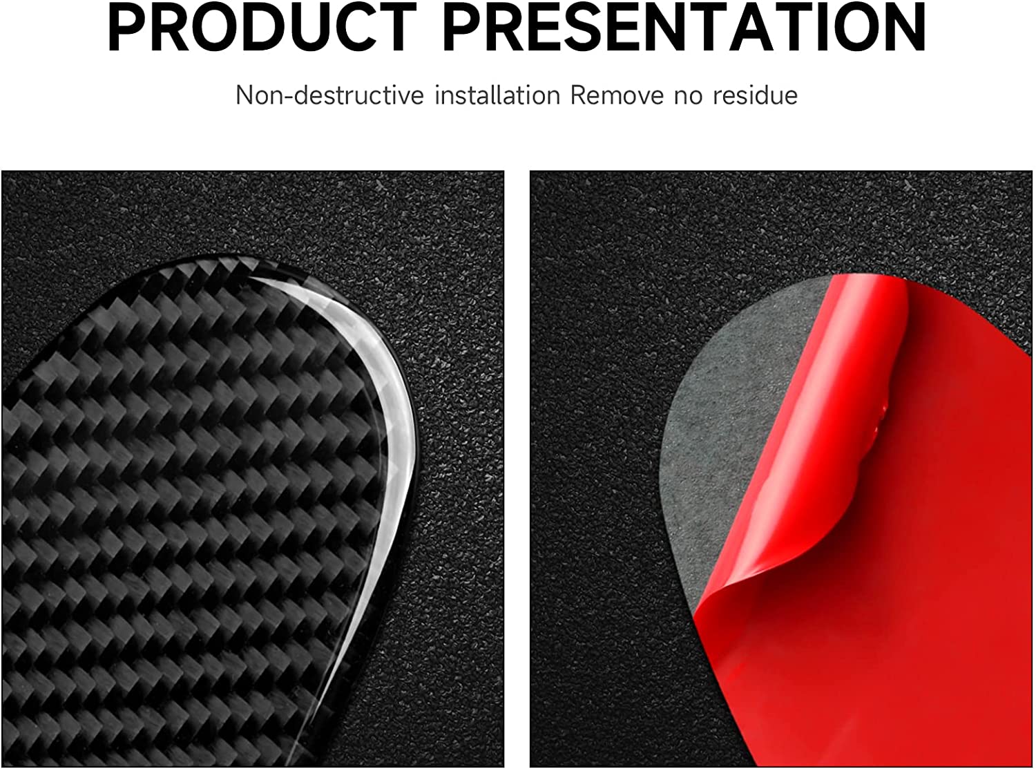 Car Gear Shift Panel Sticker Decal Interior Trim Cover Compatible with C6 2005 2006 2007 Car Decoration Accessories - Delicate Leather