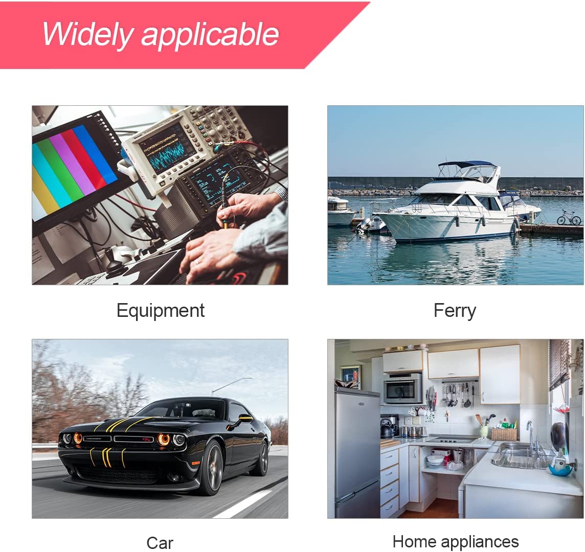 5 Pin 12V 30A Relay Multi-Purpose Automotive Relay Heavy Duty Standard Relay for Car Motor, Auto Replacement Accessories, Pack of 4, Custom For Cars - Delicate Leather