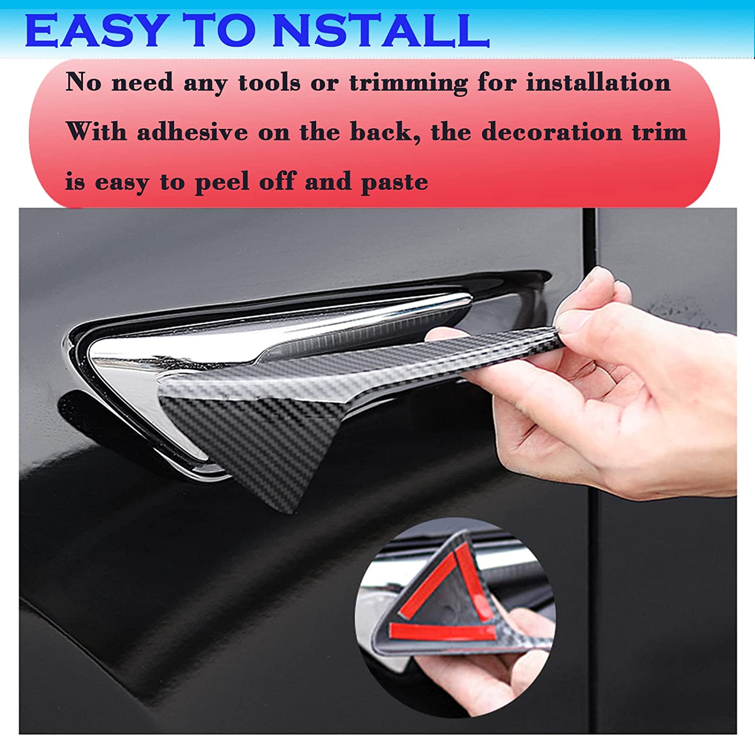 Turn Signal Side Camera Protection Cover Decoration Accessories - Delicate Leather