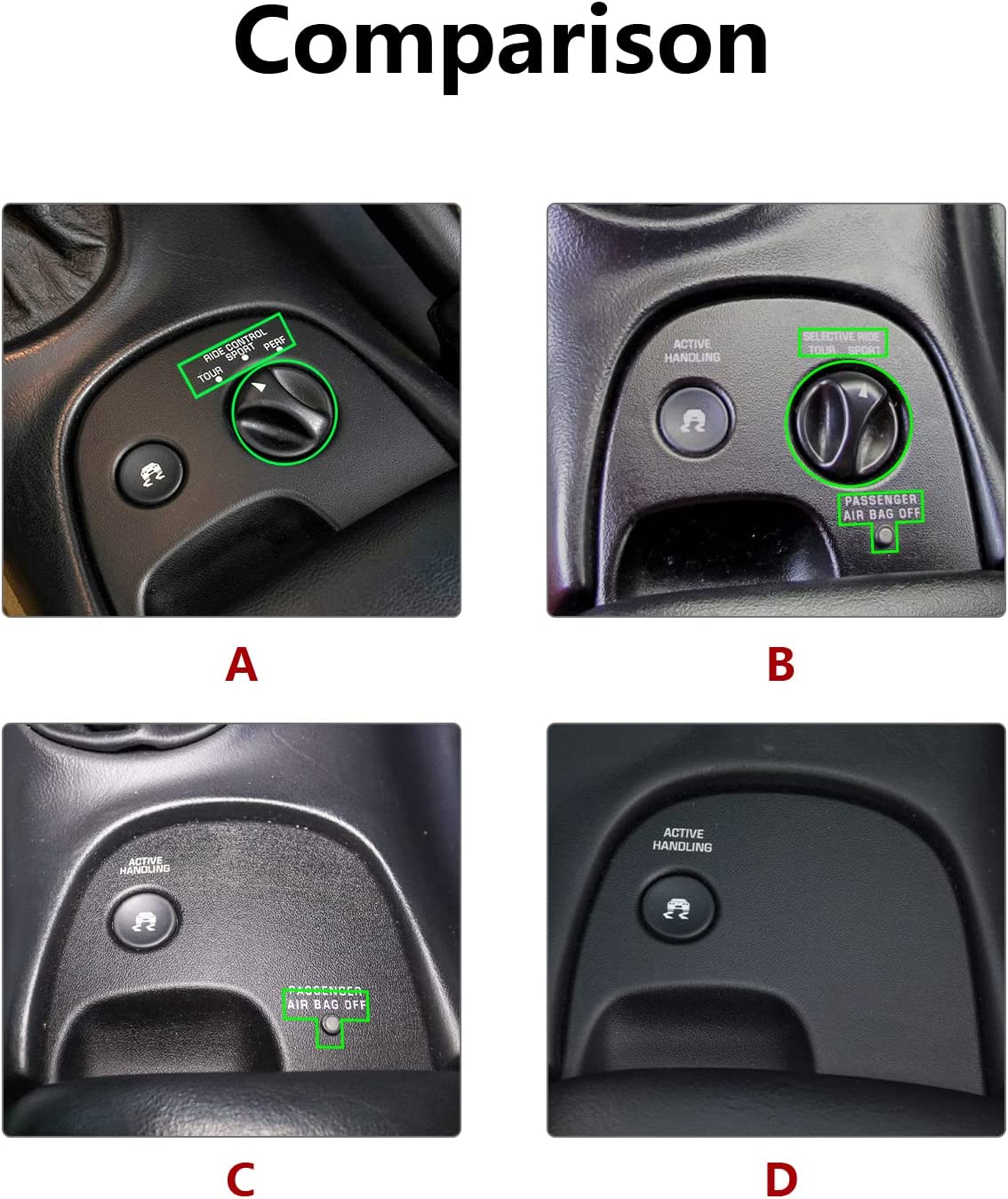 Carbon Fiber Car Gear Shift Panel Sticker Decal Interior Trim Cover for C5 1998 1999 2000 2001 2002 2003 2004 Accessories