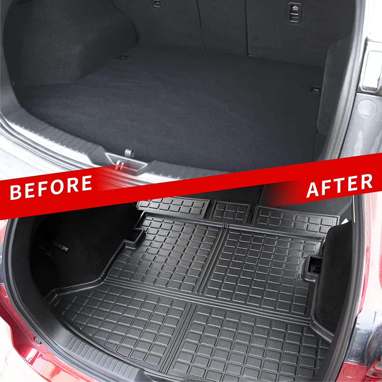 Fit 2017 2018 2019 2020 2021 2022 CX-5 Cargo Mat TPE Material Trunk Mat for 2017-2022 CX-5 Accessories - Delicate Leather