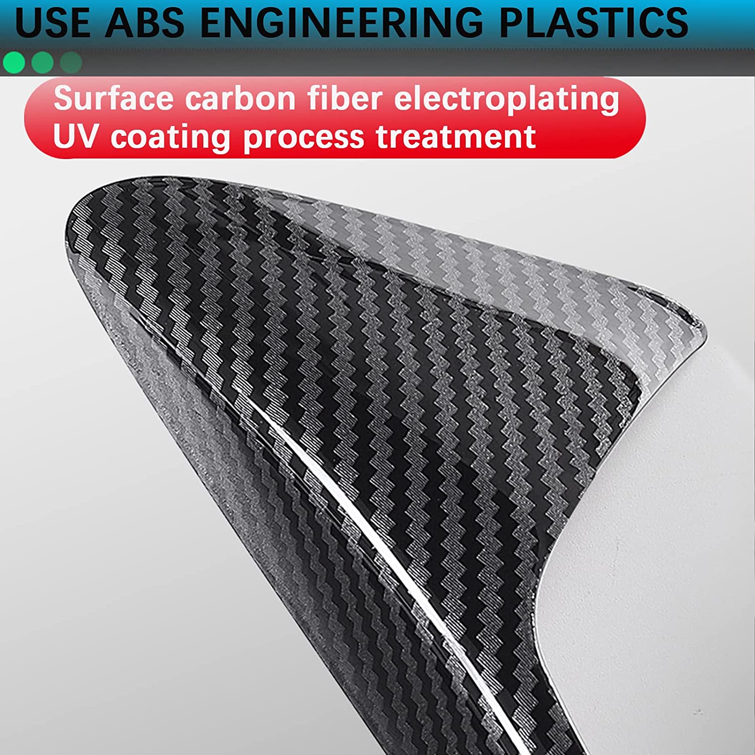 Turn Signal Side Camera Protection Cover Decoration Accessories - Delicate Leather