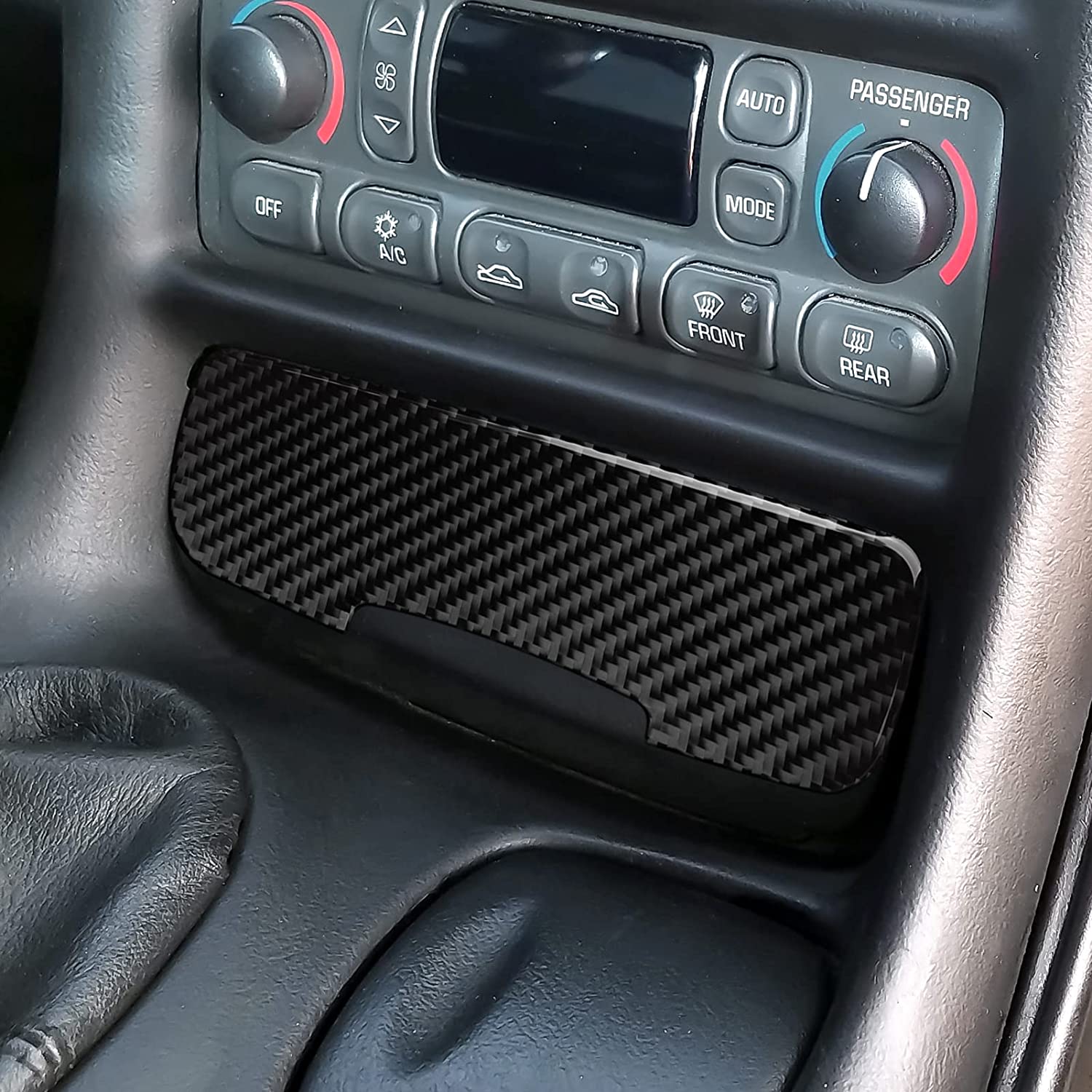 Carbon Fiber Car Power Outlet Cover Interior Trim Sticker Decal for C5 1998 1999 2000 2001 2002 2003 2004 Accessories - Delicate Leather