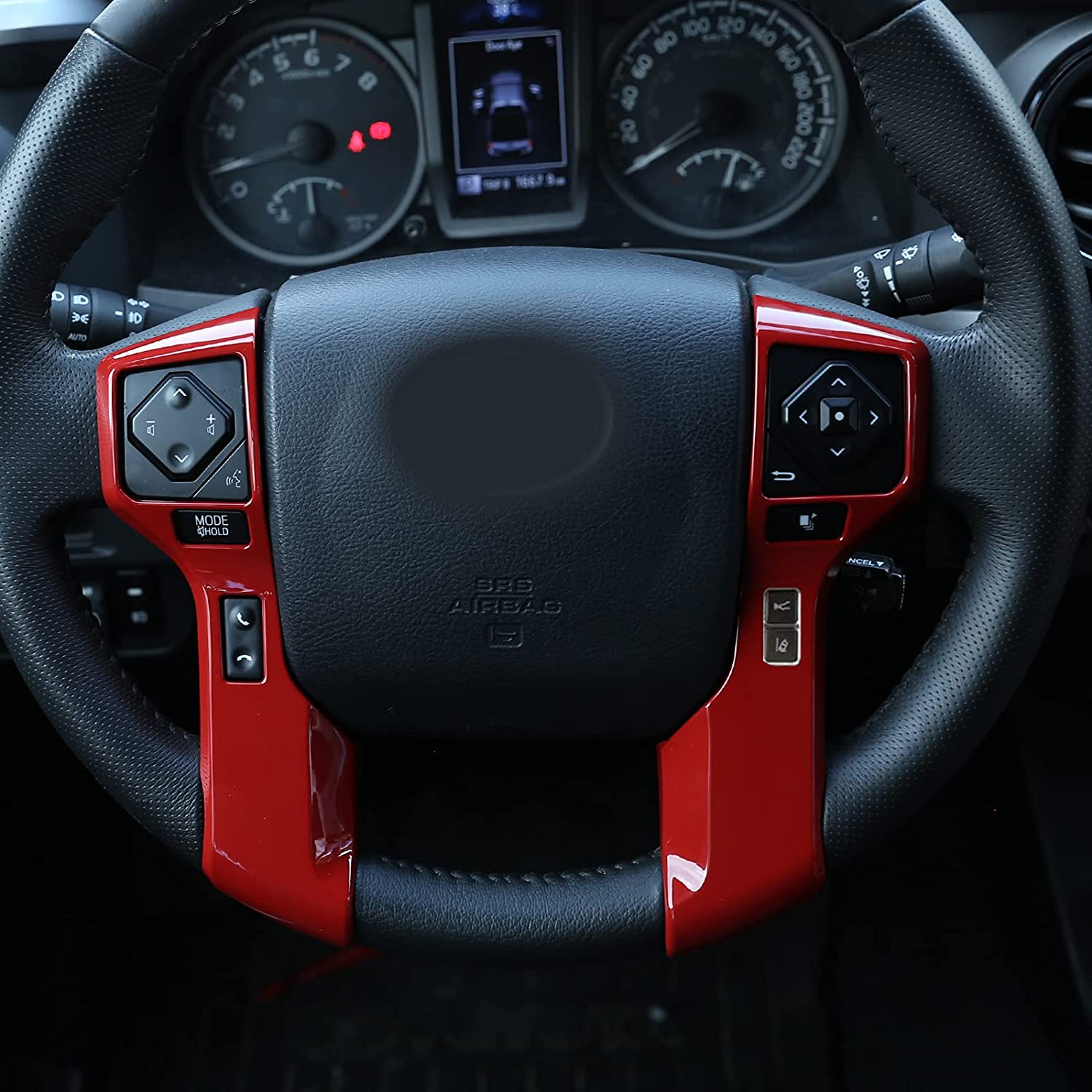 Car ABS Steering Wheel Moulding Chrome Cover Trims Stickers - Delicate Leather