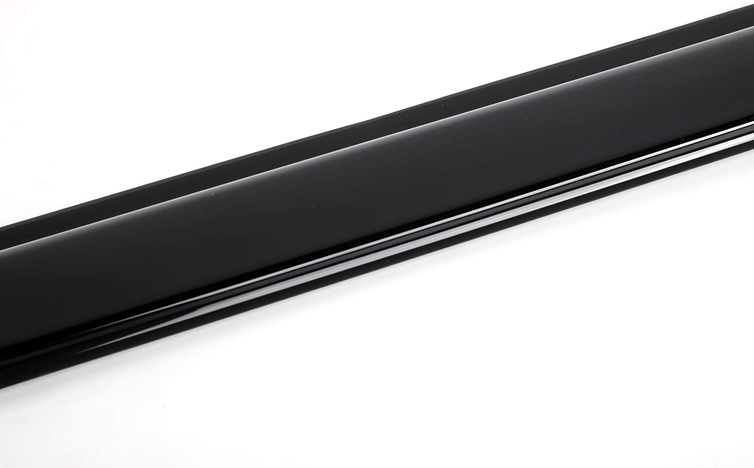 Original Side Window Wind Deflector, 4pcs Out-Channel Tape-On Dark Smoke Rain Guards Set, Vent Visor Compatible with 2007-2014 Ford Edge 2007-2014 Lincoln MKX 94141 - Delicate Leather