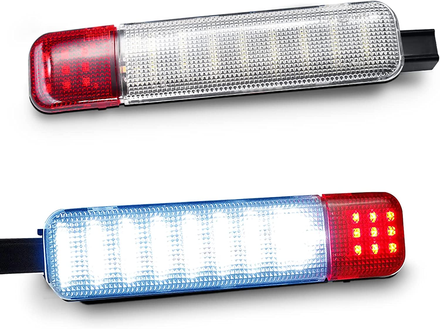 LED Interior Door Light Door Panel Courtesy Light Warning Light Lamp Fits for 2007 Sierra Classic 1500 2500 3500, 1996-2000 /K 1500 2500 Suburban - Delicate Leather