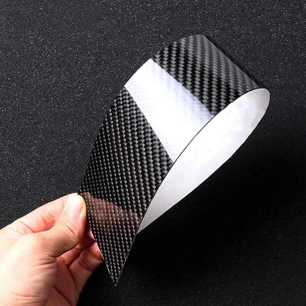 6PCS Car Window B-Pillars Stickers Decals Passenger Side Carbon Fiber Trim Compatible with Giulia 952 2017 2018 2019 Accessories - Delicate Leather