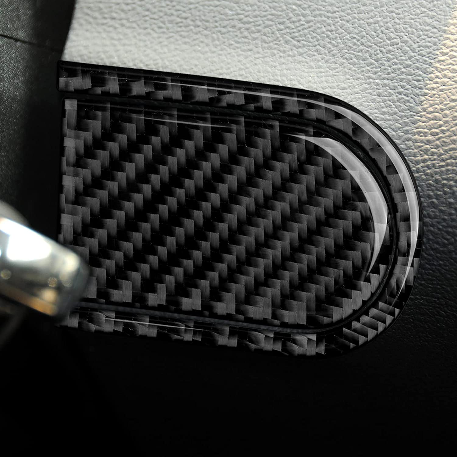 Car Right of Steering Wheel Sticker Decal Carbon Fiber Interior Trim Cover for Camaro 2010 2011 Car Decoration Accessories - Delicate Leather