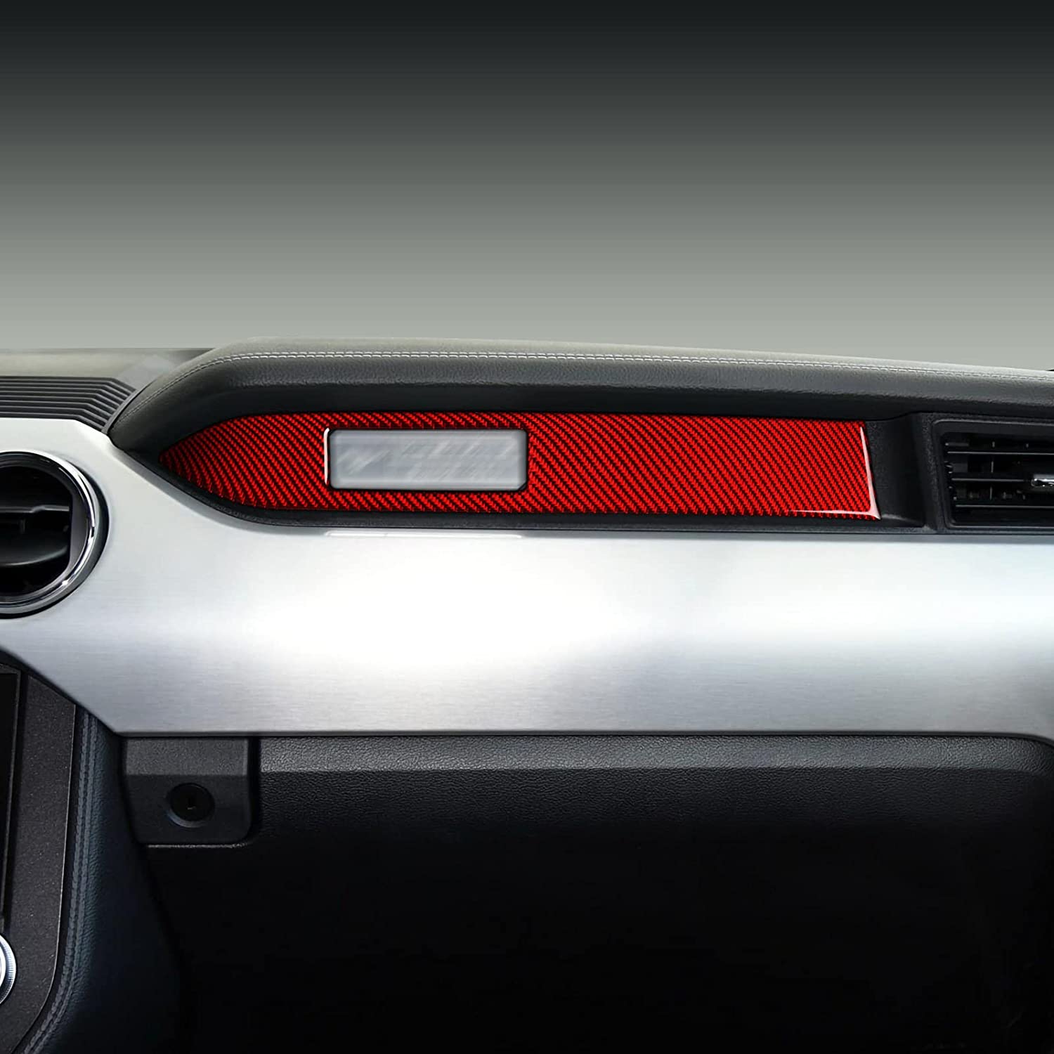 Car Instrument Panel Sticker Decal Carbon Fiber Interior Trim Cover for Mustang 2015 2016 2017 2018 2019 2020 Accessories
