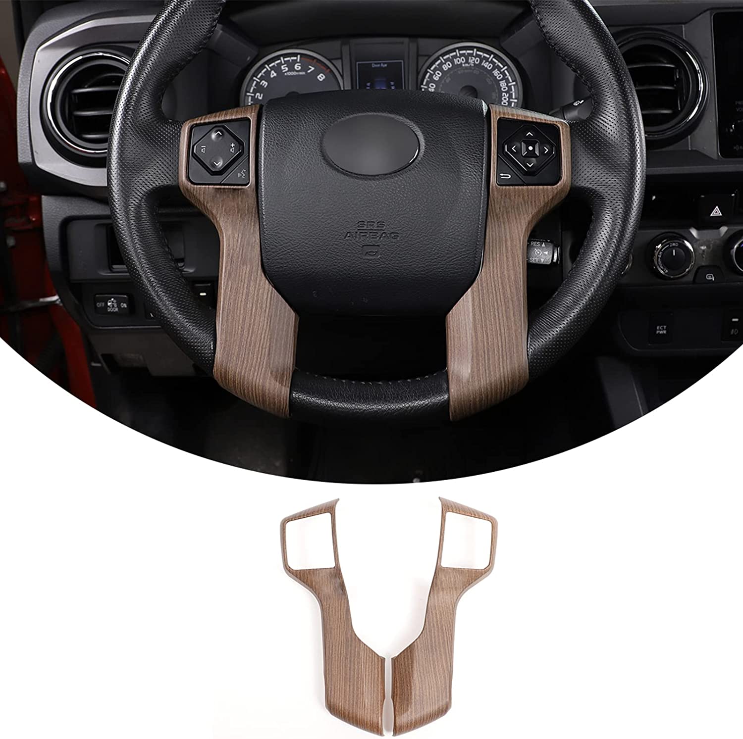 Car ABS Steering Wheel Moulding Cover Trims Stickers Accessories - Delicate Leather