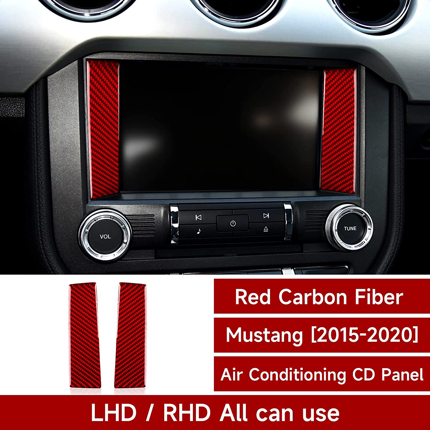 Car Air Conditioning Cd Panel Sticker Decal Interior Trim Cover - Delicate Leather