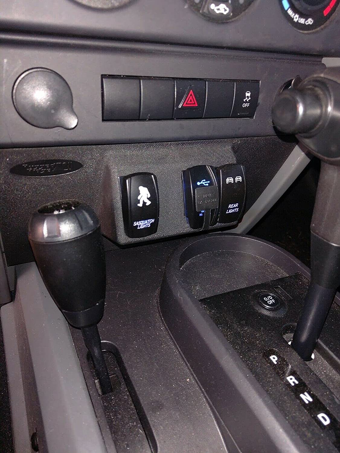 Universal Dual USB Power Charger Carling ARB Rocker Switch Blue LED Light Compatible with Any 12-24V car, Motorcycle, Electric car, ATV, UTV, Boat etc - Delicate Leather