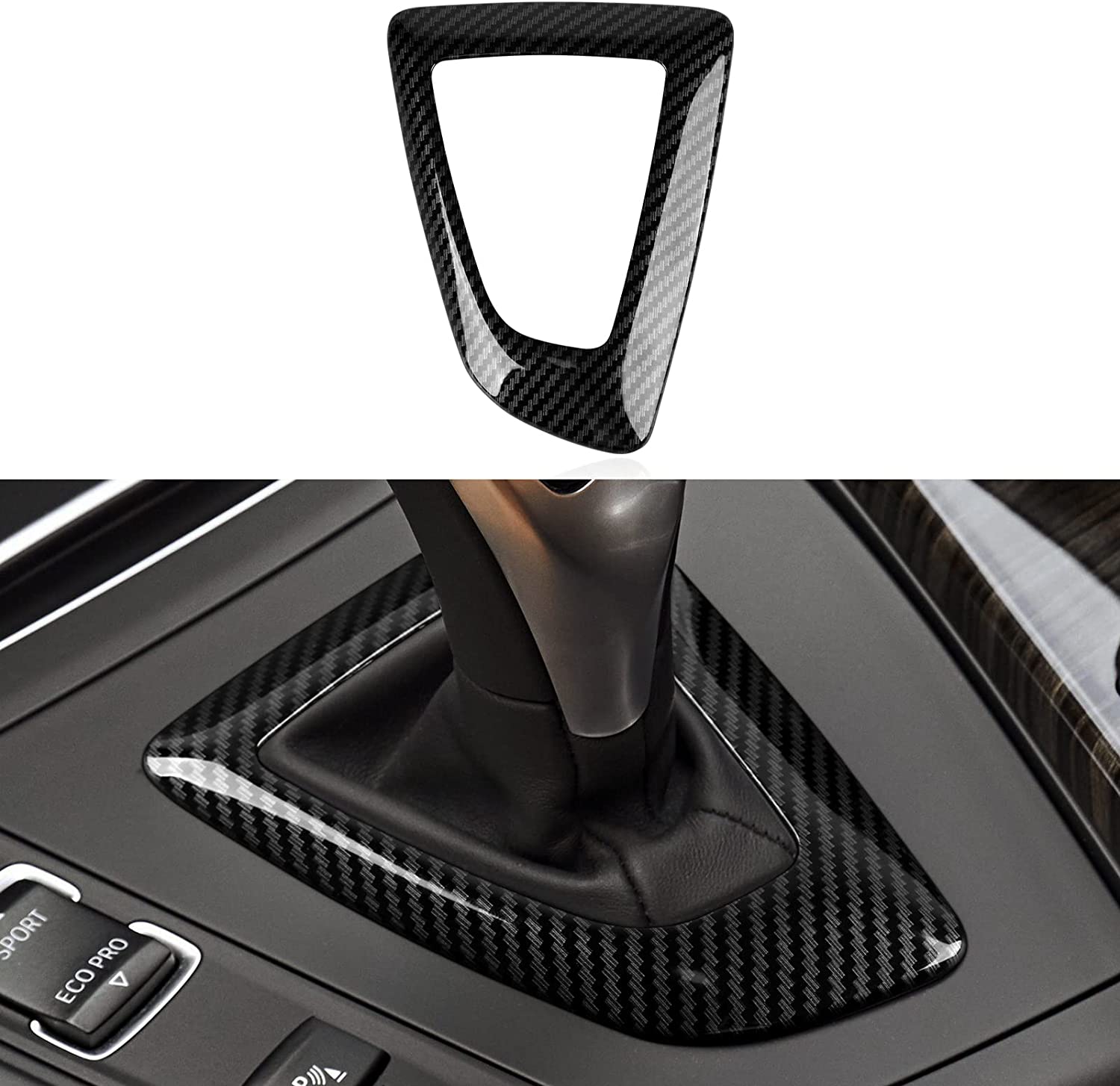 Car Gear Shift Frame Cover Trim Sticker Decals fit for F20 F21 F22 F23 F30 F31 F32 F33 F34 F35 F36 Accessories - Delicate Leather