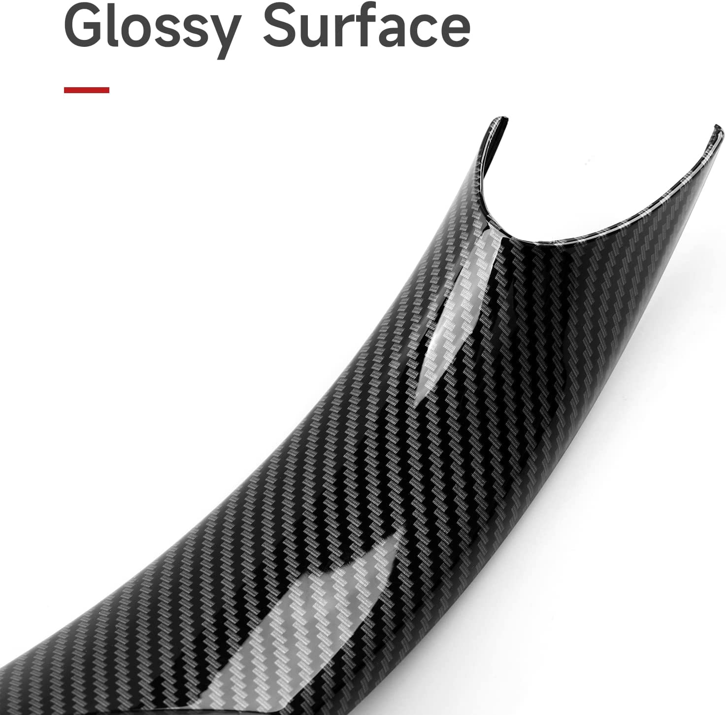 Car Door Pull Handles Cover Carbon Style ABS Trim Decoration fits for 3 4 Series F30 F31 F34 3GT F32 F33 F36 Interior Accessories - Delicate Leather