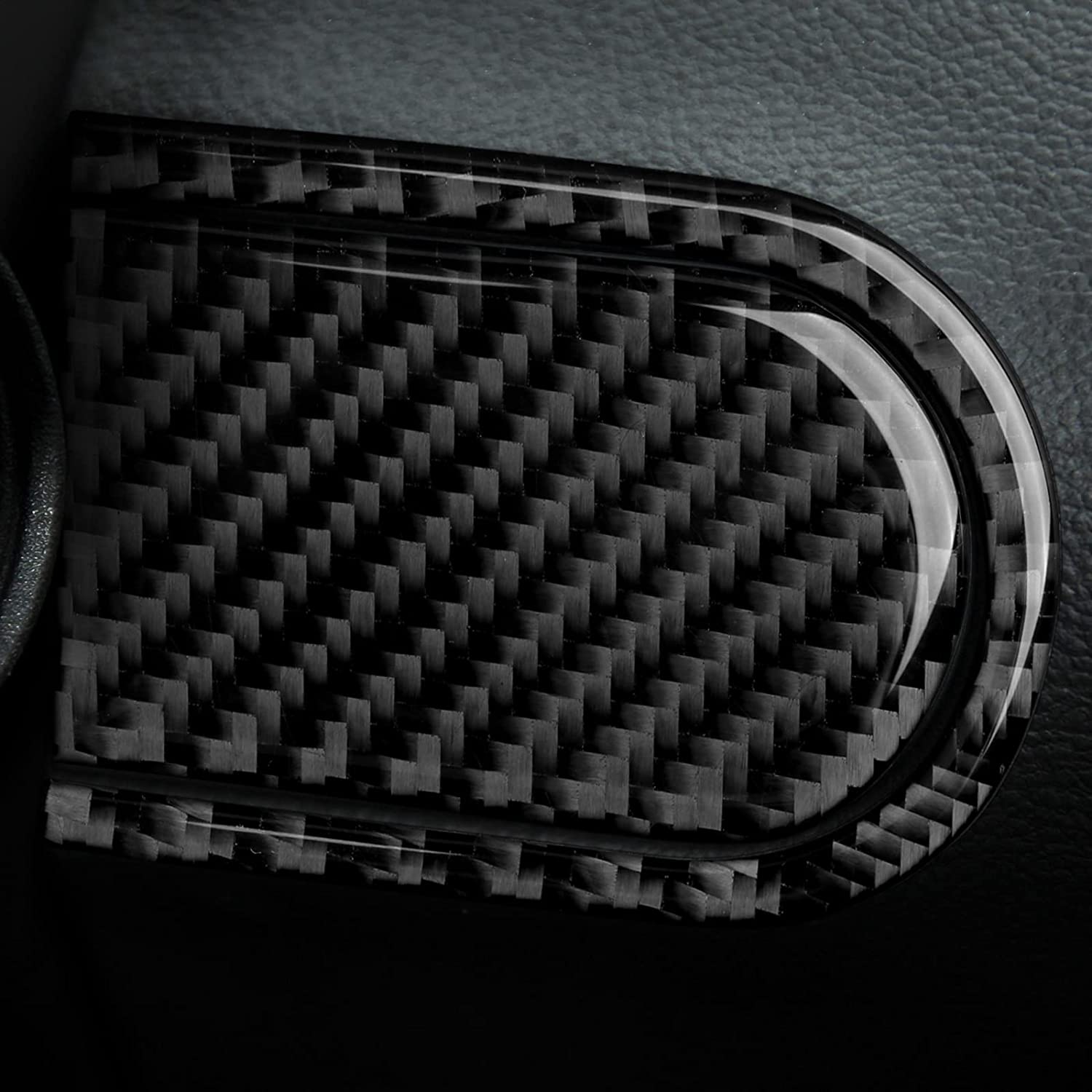 Car Right of Steering Wheel Sticker Decal Carbon Fiber Interior Trim Cover for Camaro 2010 2011 Car Decoration Accessories - Delicate Leather