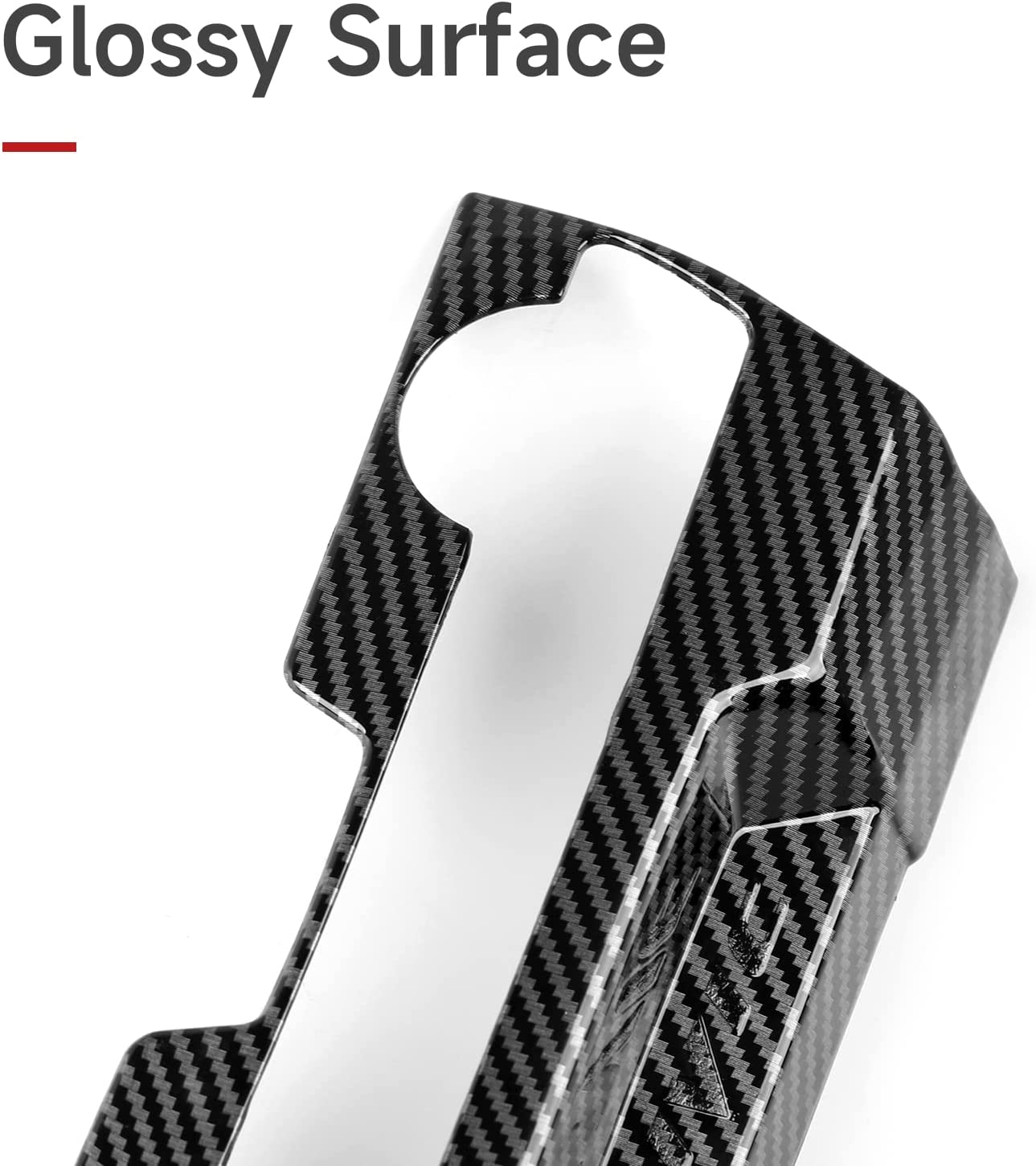 ABS Carbon Fiber Compatible with 2016 2017 2018 2019 2020 2021 Civic 10th Gen Accessories Air Condiitioning Center Console Panel Interior Sticker - Delicate Leather