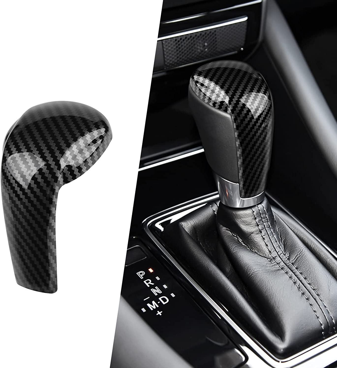 CX-5 CX-3 CX-9 Accessories Car Auto Gear Shift Knob Cover Trim Cap Gear Panel Gears Interior Decoration Sticker Sporty - Delicate Leather