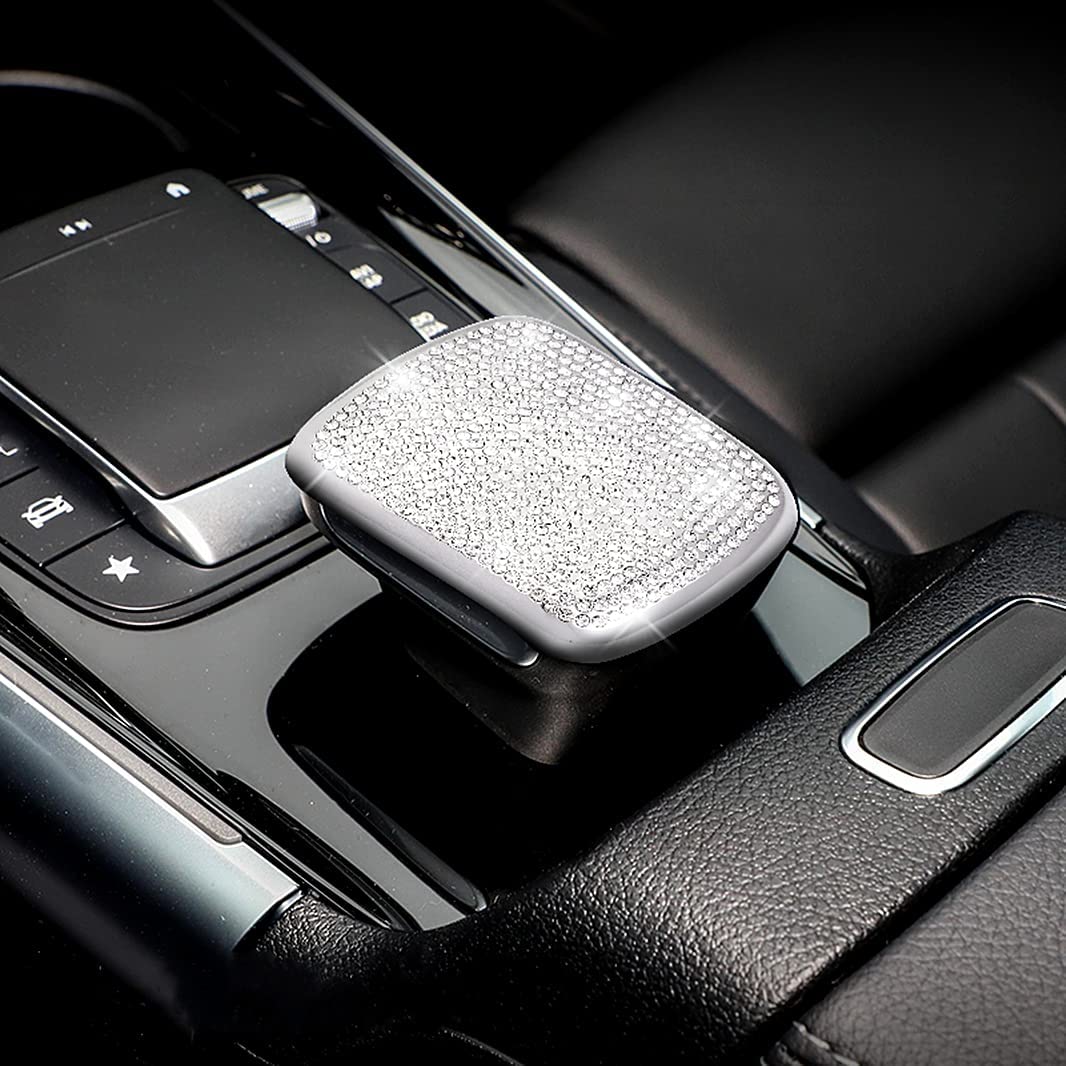 Bling Bling Interior Accessories Fit for Class 2020 GLA GLB Modification Rhinestone Crystal Accessories Applique Cover (for B Class GLB GLA Gear Lever Cover 1/pcs) - Delicate Leather