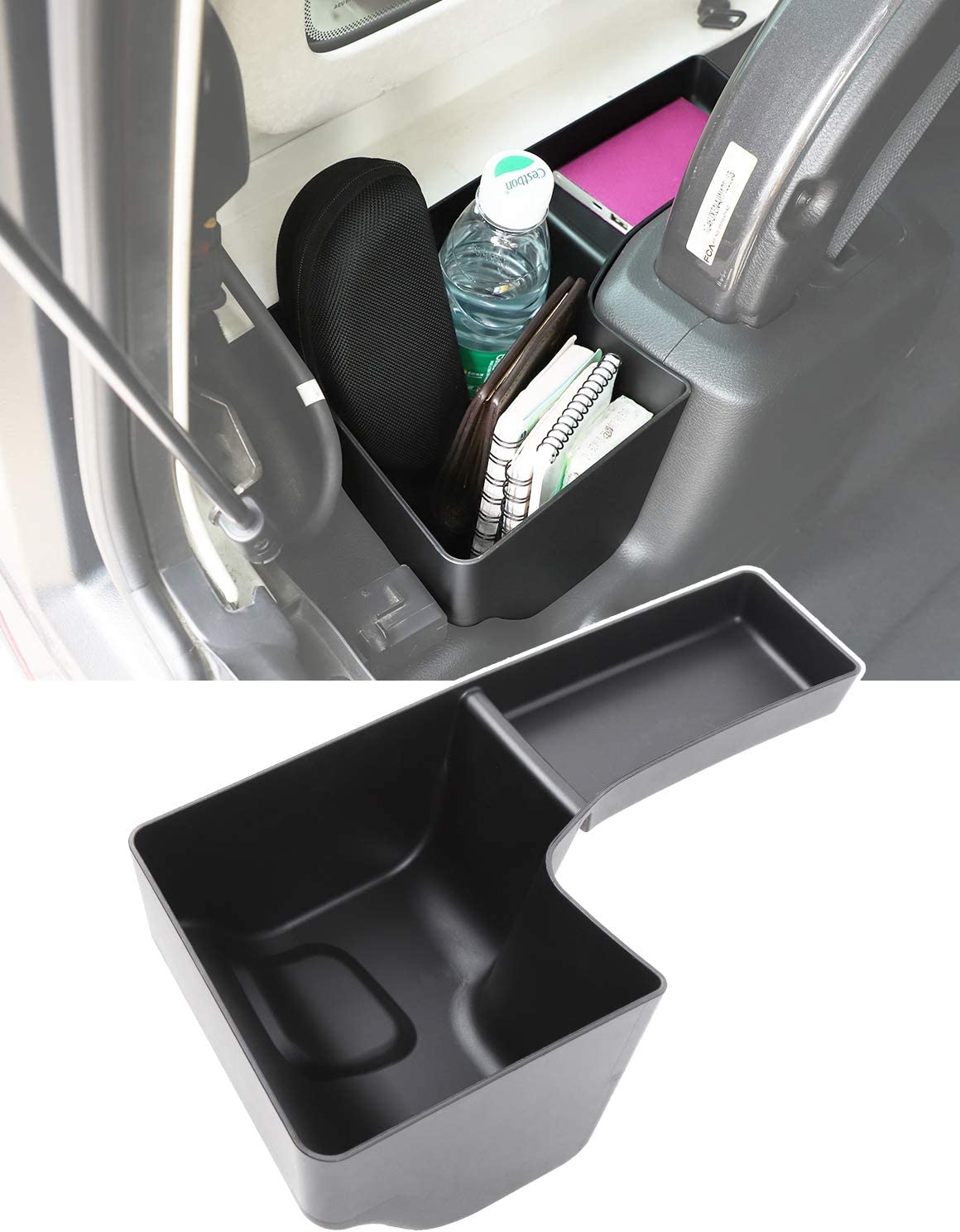 RBR Wheel Well Storage Bin Rear Trunk Organizer for 2018-2023 Wrangler JL JLU 2/4 Door, Interior Accessories - Delicate Leather