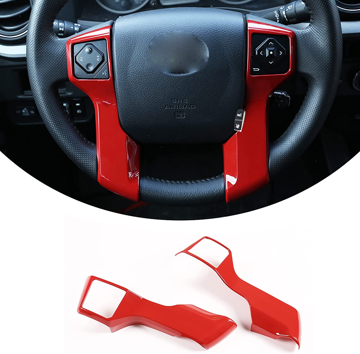 Car ABS Steering Wheel Moulding Cover Trims Stickers Accessories - Delicate Leather