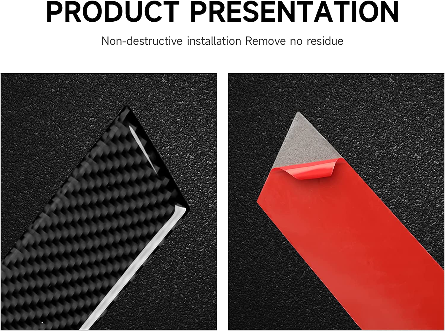 Car Copilot Center Console Dashboard Sticker Decal Carbon Fiber Interior Trim Cover Compatible with Camaro 2016 2017 2018 2019 Accessories - Delicate Leather