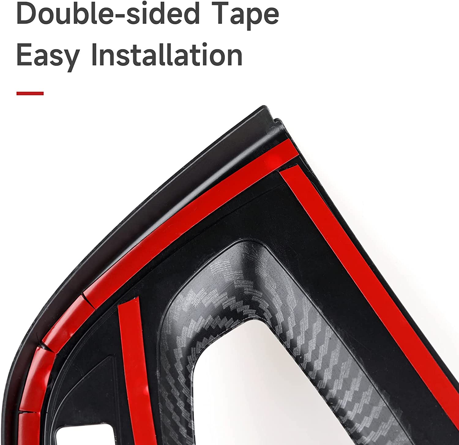 Car Sticker Carbon Style ABS Decal Trim Cover fits for F30 F31 F34 3GT F32 F33 F36 Accessories - Delicate Leather