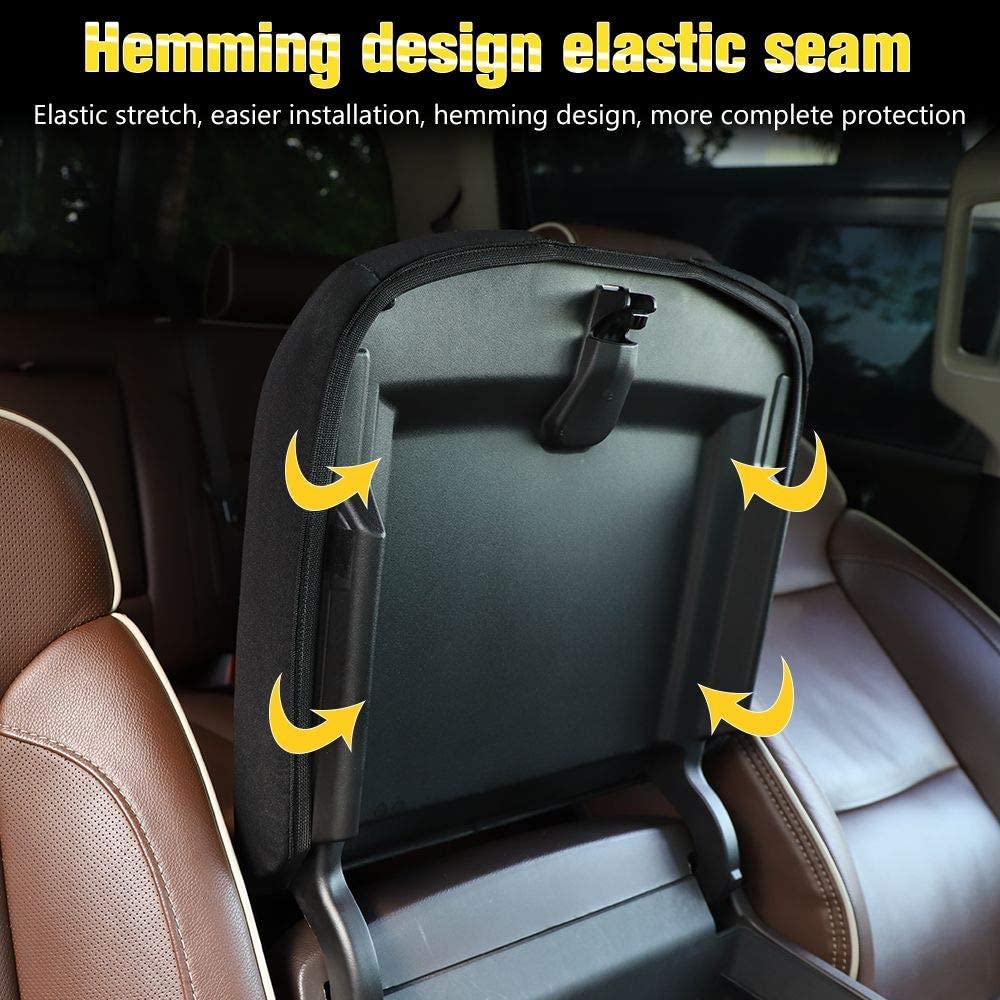 Silverado Center Console Armrest Pad Cover Interior Accessories for Silverado 2014-2017 (Fabric) - Delicate Leather