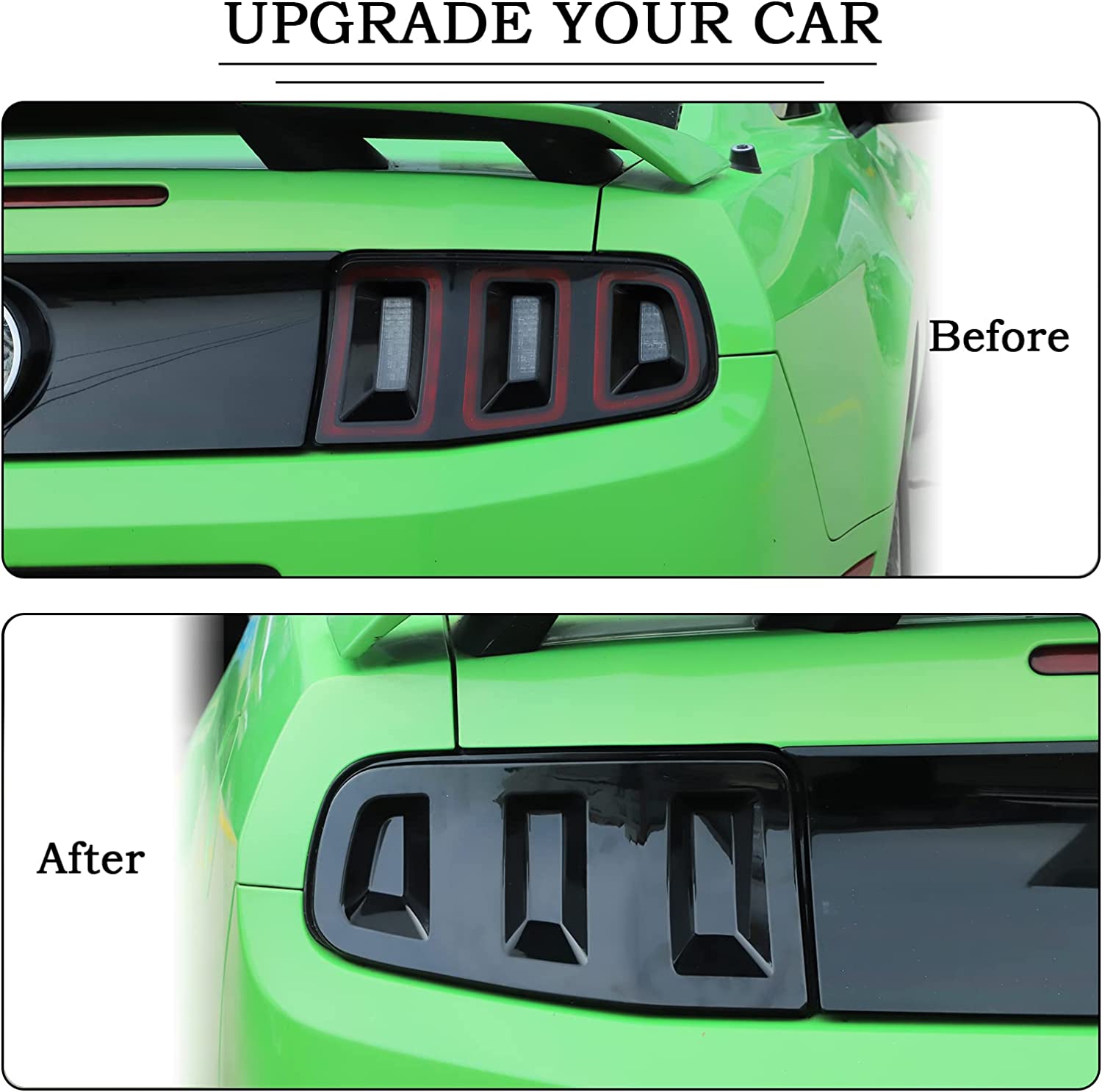 Tail Light Lamp Cover Guard Trim Frame Bezels Decoration Accessories - Delicate Leather