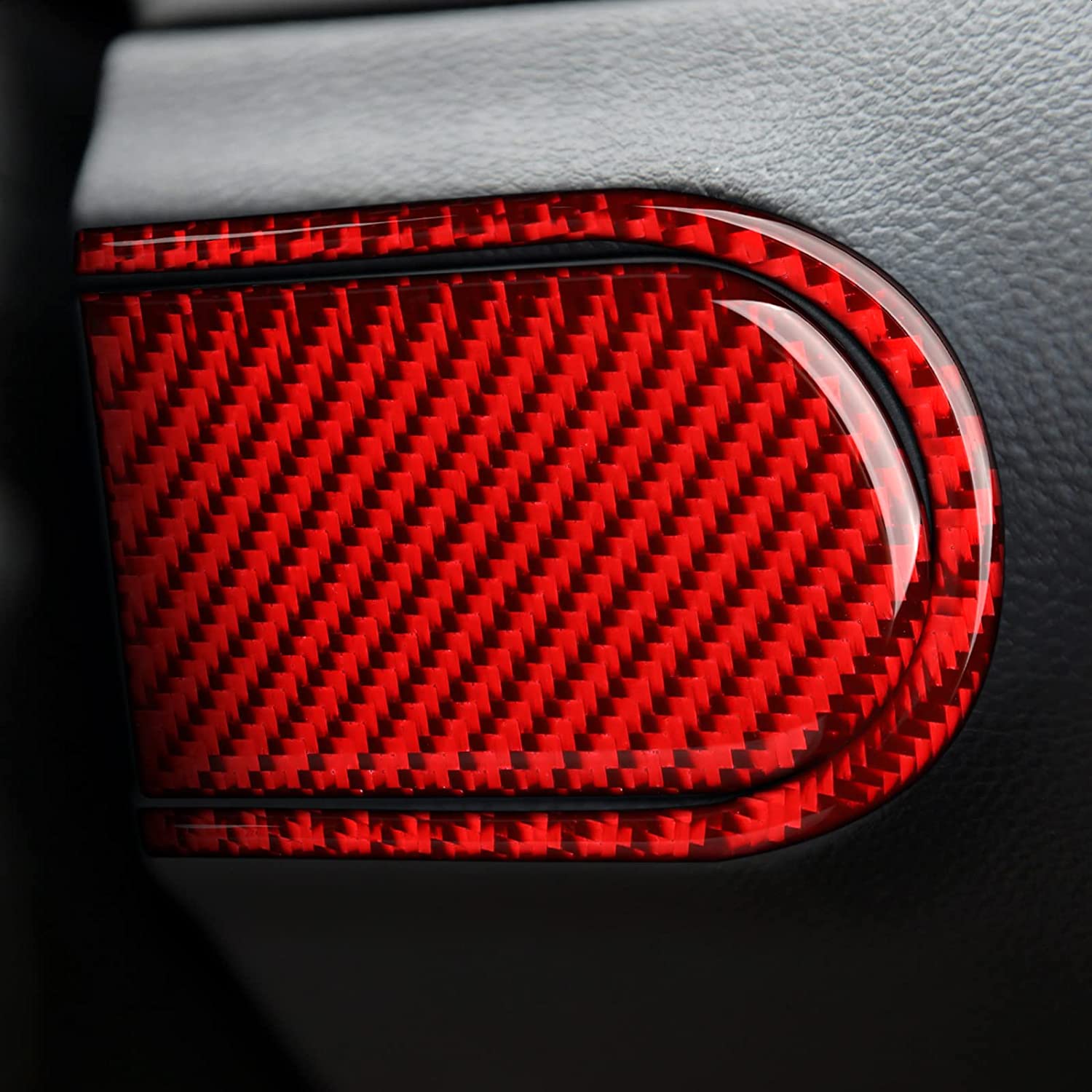 Car Right of Steering Wheel Sticker Decal Carbon Fiber Interior Trim Cover for Camaro 2010 2011 Car Decoration Accessories - Delicate Leather