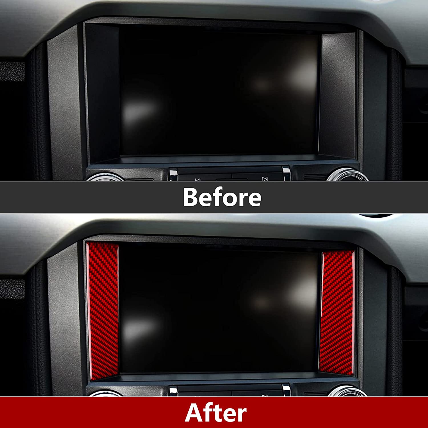 Car Air Conditioning Cd Panel Sticker Decal Interior Trim Cover - Delicate Leather